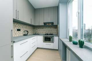 Апартаменты Tomas apartments Киев Люкс с балконом-9